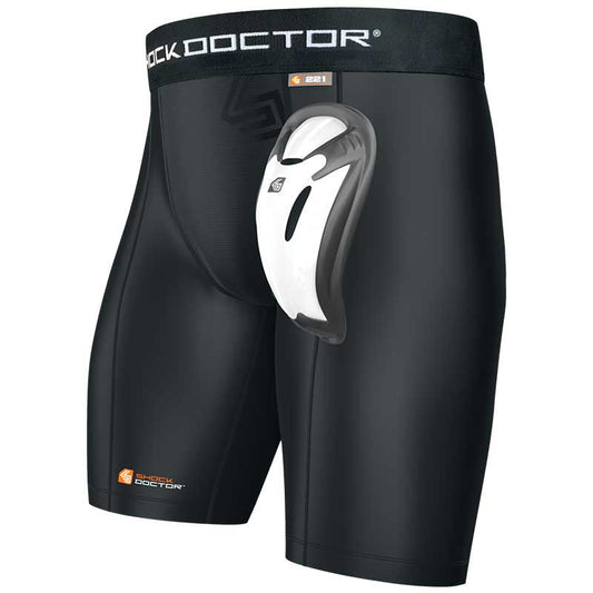 Shock Doctor Compression Short with Bioflex Cup